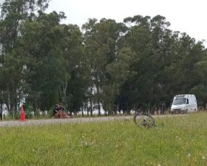 Fatal: murió ciclista en Ruta 73 al chocar con un camión