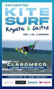 Organizan un encuentro regional de Kite Surf en Dunamar