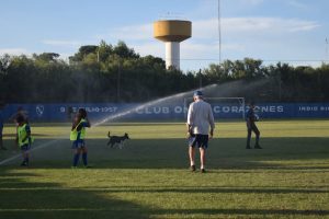 Indio Rico: Once Corazones inauguró riego artificial en su cancha