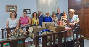 Bicisolidarios realizó donaciones a Hogar para Ancianos y Payasolidarias