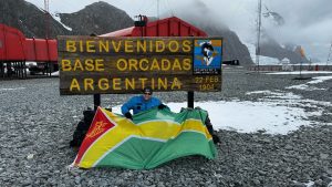 Facundo Martínez: un meteorólogo tresarroyense en la Antártida