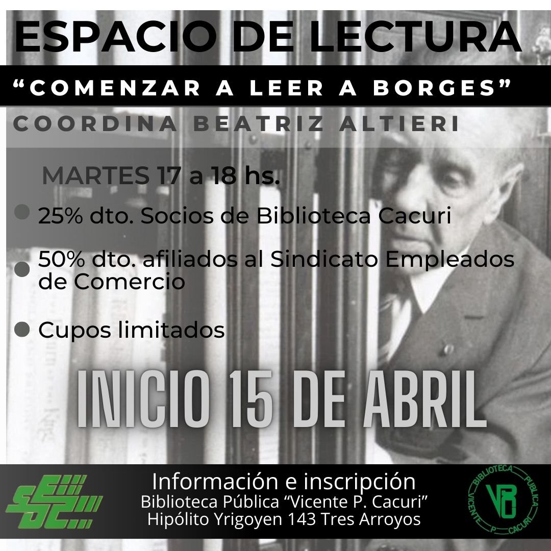 Espacio de lectura para nivel inicial en la Cacuri