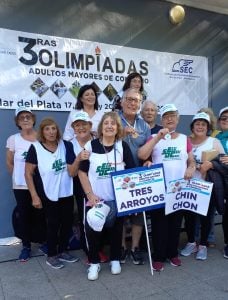 Jubilados mercantiles en las Olimpíadas de Adultos Mayores