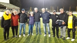 Emotiva inauguración de la iluminación en cancha de Olimpo